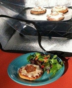 solar oven pizza