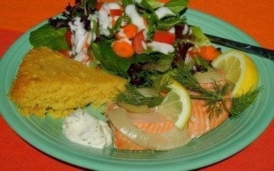 POACHED SALMON STEAKS