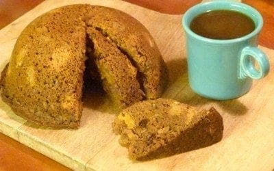 Steamed Apricot & Raisin Bran Loaf