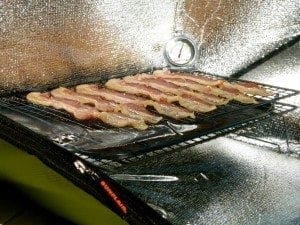 Solar Oven Bacon