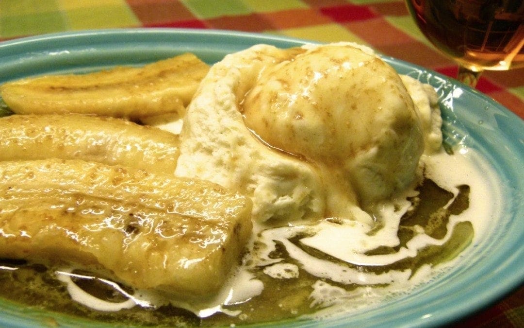 Butter-Rum Bananas (flameless bananas foster)