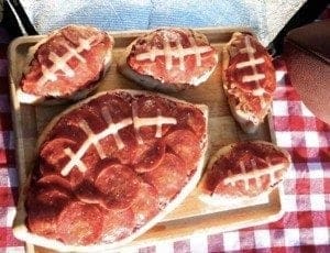 football pizza recipe